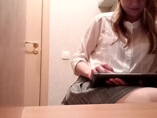 nympho_mmm naughty fat lady is fondling saggy boobs