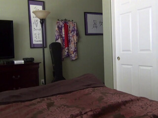 Mindi Mink sweet babe masturbates on the bed