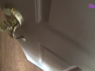 Mindi Mink blissful nurse removes her sexy uniform