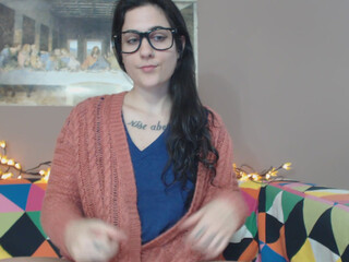 Erin Marie O'Keefe aka Goddess Green Eyed cute brunette sucking dick