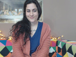 Erin Marie O'Keefe aka Goddess Green Eyed amazing whore caresses shaved holes