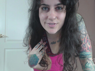 Erin Marie O'Keefe aka Goddess Green Eyed t terry cap to holes