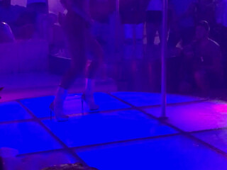 thereallisaan desired babe cums from erotic dance