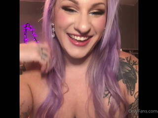 scarlet_elli stuck in the ass sex toy