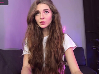 purple_baby lustful babe caresses herself with fingers