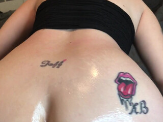 freakmobmedi attractive babe caresses lips sex