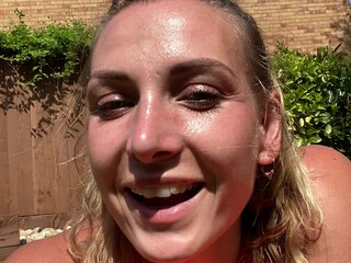 victoria may89 beautiful blonde girl shows naked body