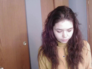yourfavoritegirl_ skinny female rubs herself with oil