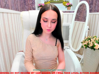 shyalisa graceful devil cute consoles herself
