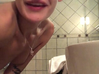 real_tiffany charming bitch jerks pussy and cums