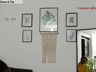 ally green haired sweater cuddles