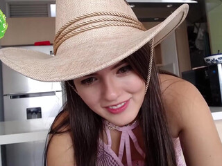 rebeccastonee cute babe rides a sex toy