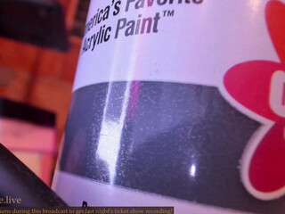 cinnabelle whore chick caresses shaved cunt