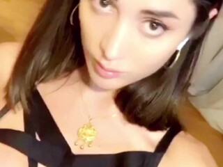 Candice cute mare posing in lingerie