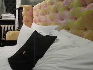 Penny cute posing in fries