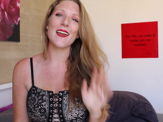 Littleredheadlisa sucking dick and jerking off on camera showing her little holes