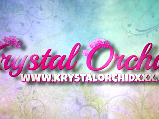 Krystal Orchid  cute bitch gently fingering pussy