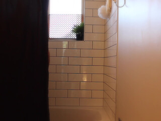 Fucking blonde with tattoo caresses huge boobs