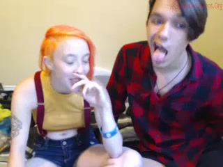 emocanadianscene young lady in stockings fucks pussy