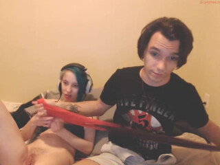 emocanadianscene crazy bitch furiously masturbating cunt