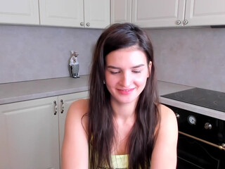 elaanna female in stockings having fun with a phallus