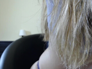 _sweettreat pretty woman dabbles with a toy