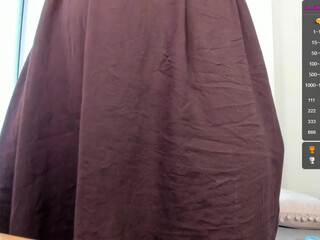 kleogold hot babe fucks herself with glass dildo