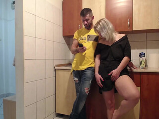 iuliana32 teasing his gap with her middle finger