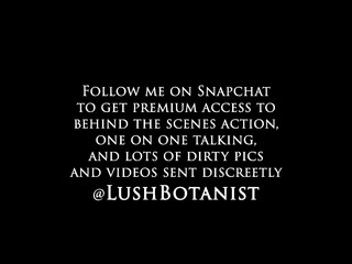 Lush Botanist gorgeous mare fingering sex toy