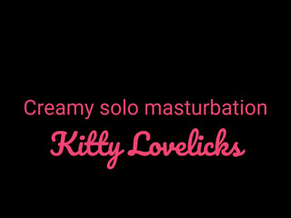 Kitty Lovelicks adult mare jerks both holes with fingers