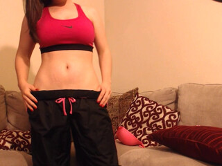 Taylor Made busty mare caresses pussy