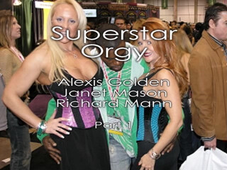 Alexis Golden luxurious slut fucks shaved cunt