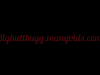 bigbuttbugg black-haired young lady in stockings masturbates her shaved pussy