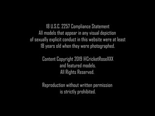 CricketRose gentle handjob