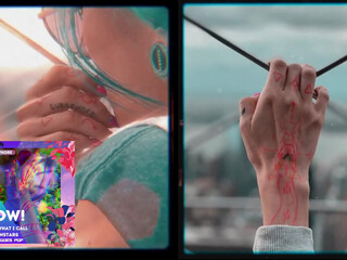 TheCaliReign Chick in stockings Nastya caresses pussy lips