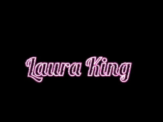 LauraKing gorgeous lady caresses shaved vagina