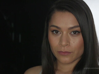 Meana Wolf onlyfans busty confused girl gets naked and jerks off