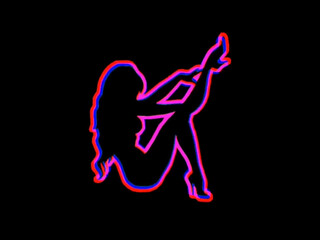 LauraKing seductive babe dancing spectacular striptease