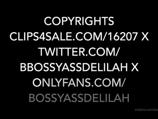 Bossy Delilah  cute bitch caresses sex lips