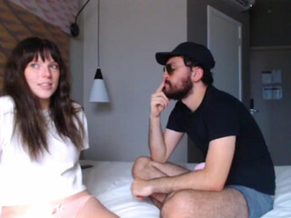 softrose sexy girl in glasses coolly playing pranks with a sex toy