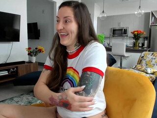 oftenelle Solo caress of a cute lady