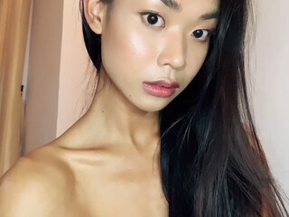 Fembabyth 9 fucks herself in pink dildo