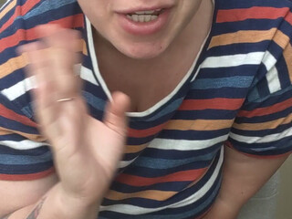 qtsnack onlyfans blonde with tattoo caresses huge boobs