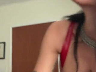 Damazonia onlyfans pleasant babe touches sexual lips with fingers