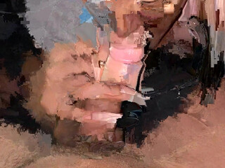 Vanessa Jhons onlyfans skinny chick masturbates through her pussy panties