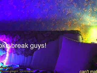 ginger_sweetness shy mare gently jerks her pussy