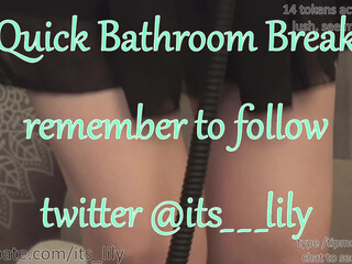 its_lily big tit babe pulls clit