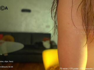 blisssful whore doll masturbates vagina