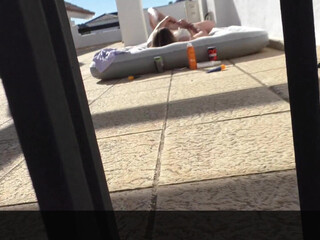 yummycouple babe in stockings fucks ass