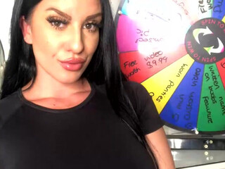 taramay69 dick shows off her shaved cunt